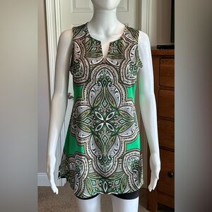 INC International Concepts woman’s Green short sleeve size small dress top